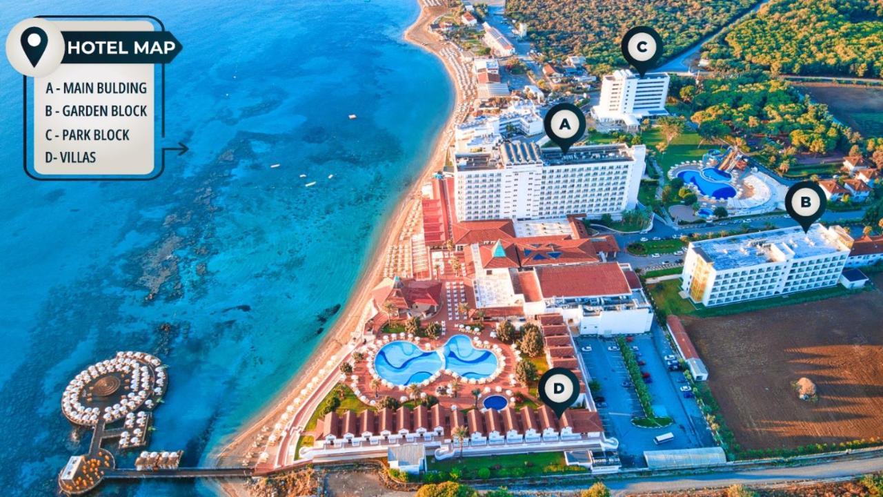 Salamis Bay Conti Resort Hotel & Casino Famagusta  Bagian luar foto Hotels in the resort